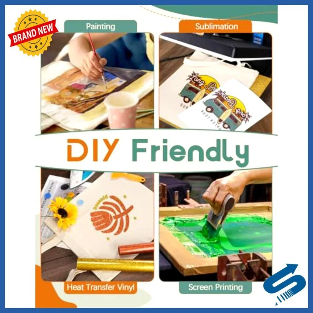 Canvas Tote Bags Bulk Pack DIY Projects Reusable Grocery Shopping Eco-Friendly